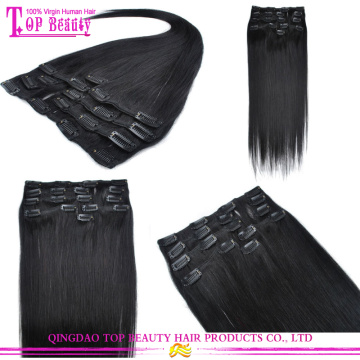 Fabricants en gros beau charme malaisienne cheveux 30 pouces extensions de cheveux clip dans